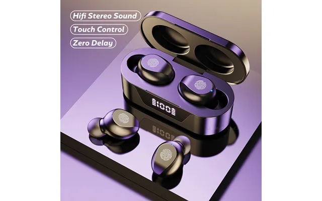 Wireless Bluetooth Headset Touch Control Headset Stereo Sports Waterproof Bluetooth 5