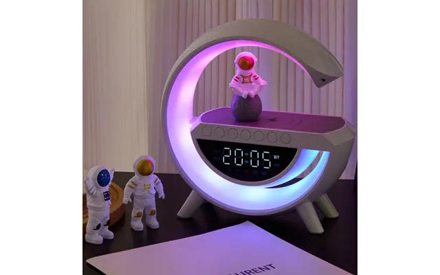 Wireless Charging Bluetooth Volume Alarm Clock Atmosphere Multifunctional Desk Lamp Night Light Birthday Gift Speaker