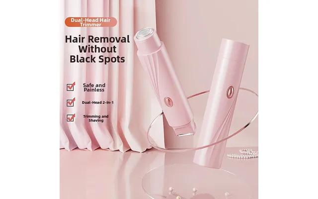 Wireless Charging Double Head Electric Shaver Portable Mini For Ladies Personal Hair Removal Instrument