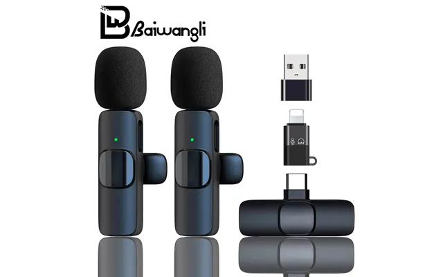 Wireless Collar Clip Microphone Karaoke Live Broadcast Bluetooth Microphone One-to-two Collar Clip Microphone