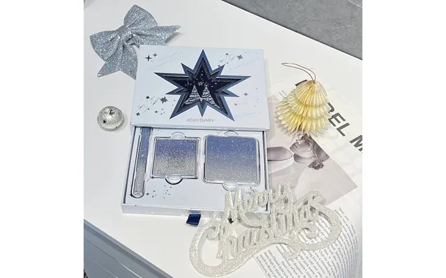 Wishing Star Gift Box Lipstick Eyeshadow Cushion For Girlfriend Makeup Set Birthday Gift