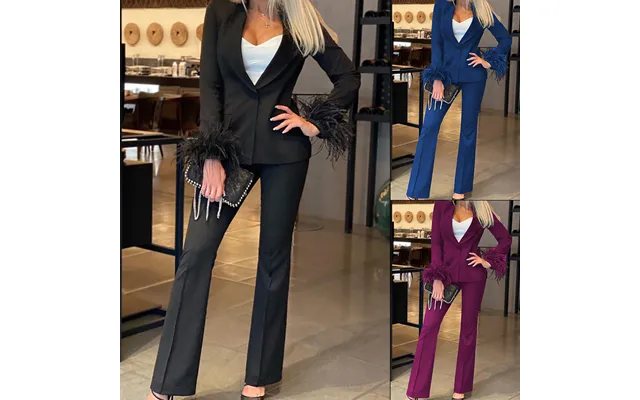 Women's Clothing Solid Color Long-sleeved Long Fashion Casual Temperament Suit