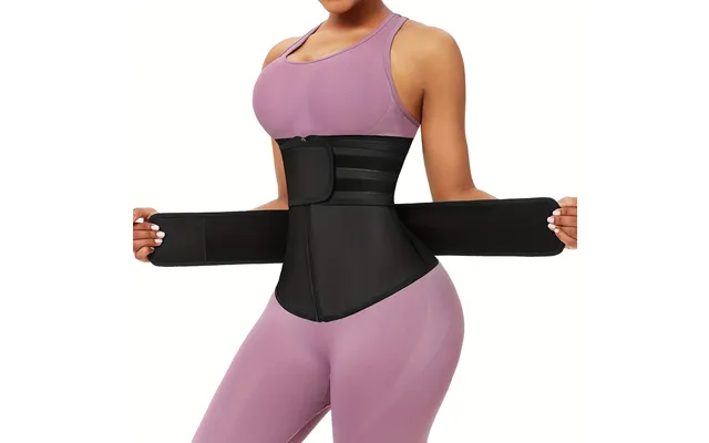 Women's Neoprene Sauna Sweat Belt With Zipper - High Compression Tummy Trimmer & Waist Trainer For Weight Loss
