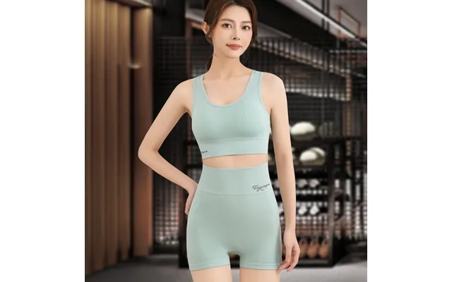 Women's Set With Chest Pads - Wireless Yoga Fitness Running Slimming Casual Sports Two-piece Set