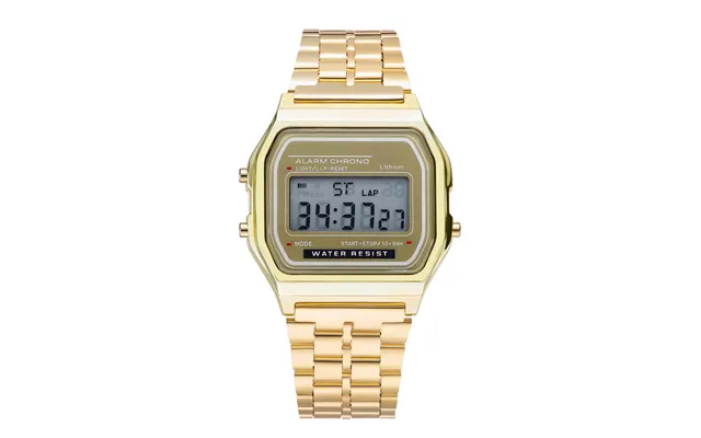 Women's Watches Led Electronic Watch Steel Band Fashion Watch Multi-functional Student Watch