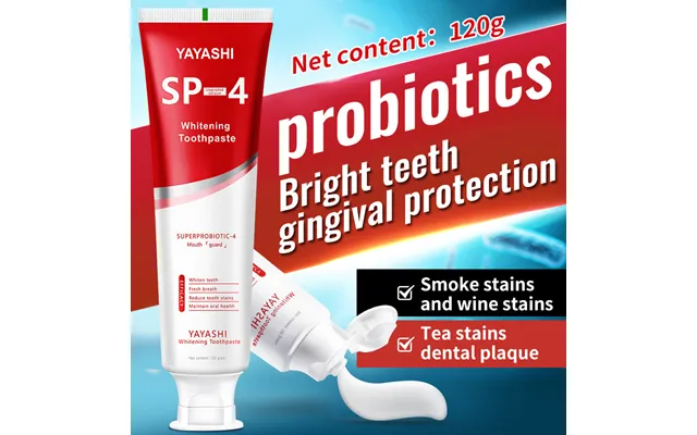 Yayashi English Sp-4 Probiotic Toothpaste - Whitening Teeth