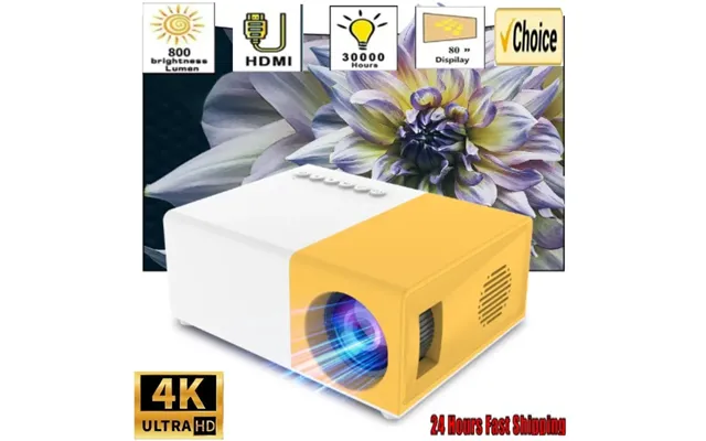 Yg300 Mini Projector Able Home Theater Smart Tv Laser Beamer 3d Cinema Led Videoprojector For 4k 1080p Movie Via Hd