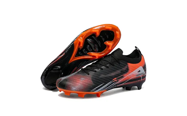 Youth Soccer Cleats Boys' Fg Tf Football Shoes With Anti-slip Rubber Sole Training & Match