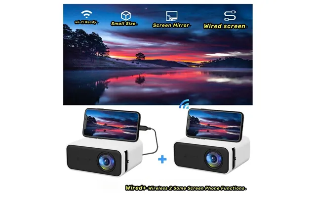 Yt500 Led Mobile Video Mini Home Theater Media Player Kids Gift Cinema Wired Mulitscreen Projector For Iphone Android