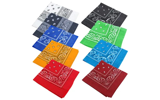 Zhuoxinder Women Men Hairband Hiphop Sports Headwear Square Head Scarf Bandana 55x55cm