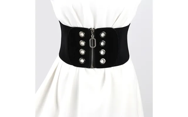 Zipper Eyelets - Wide Waistband