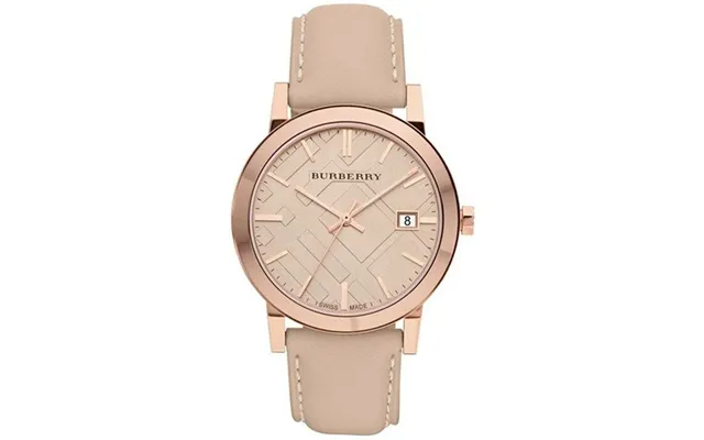 Burberry Bu9014 Tan Dial Leather Strap Women's Watch