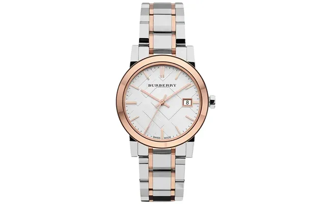 Burberry Bu9105 The City Unisex Watch Silver Rose Gold