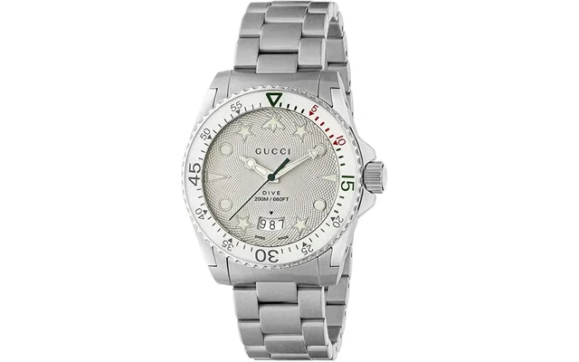 Gucci Ya136336 Unisex Dive Stainless Steel Watch