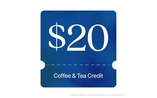 20 Coffee & Tea Credit