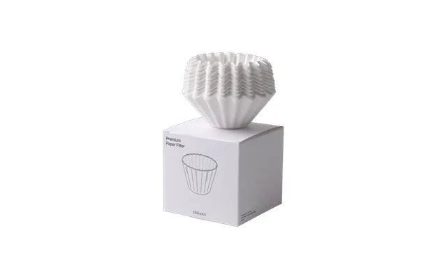 Premium Flat-bottom Paper Filters - White