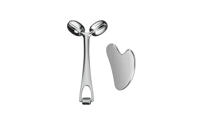 Face Massager Metal Face Roller Gua Sha Massage Tool For Face Neck Eye Body Skin Care - Facial Roller For Women