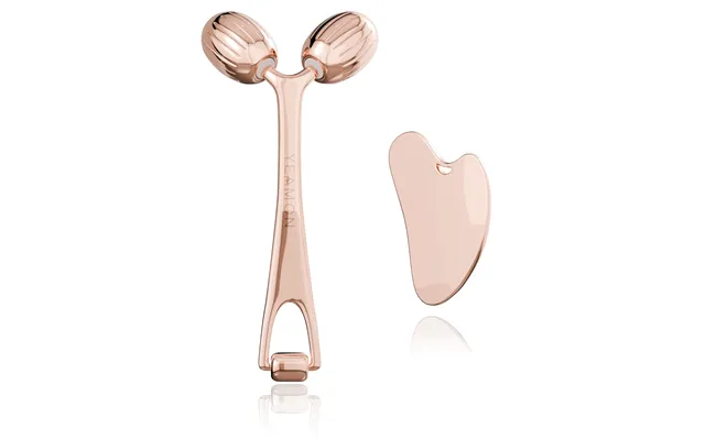 Yeamon Gua Sha Facial Tools And Face Roller Set - Facial Massage Tool For Women’s Skincare Routine,cooling Stainless Ste