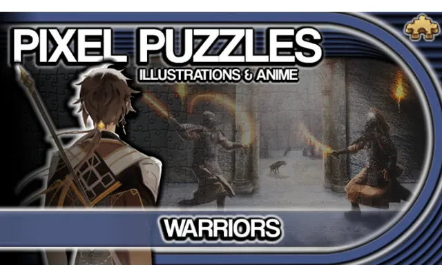 Pixel Puzzles Illustrations & Anime - Jigsaw Pack Warriors