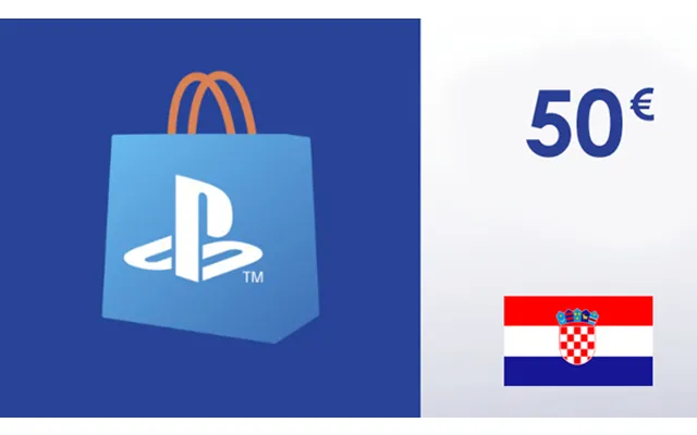 Playstation Network Gift Card 50 Eur - Psn Croatia