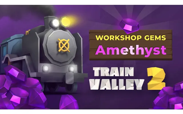 Train Valley 2 Workshop Gems - Amethyst