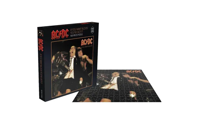 Ac Dc If You Want Blood 500 Piece Jigsaw Puzzle