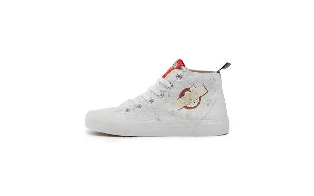 Akedo X Tom & Jerry Drawing Board Kids' High Top - White