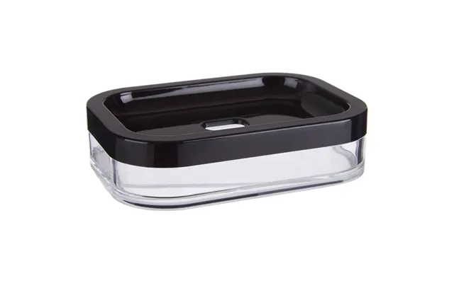 Ando Soap Dish - Black Acrylic
