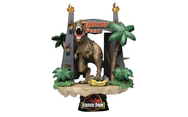 Beast Kingdom Jurassic Park Park Gate D-stage Diorama