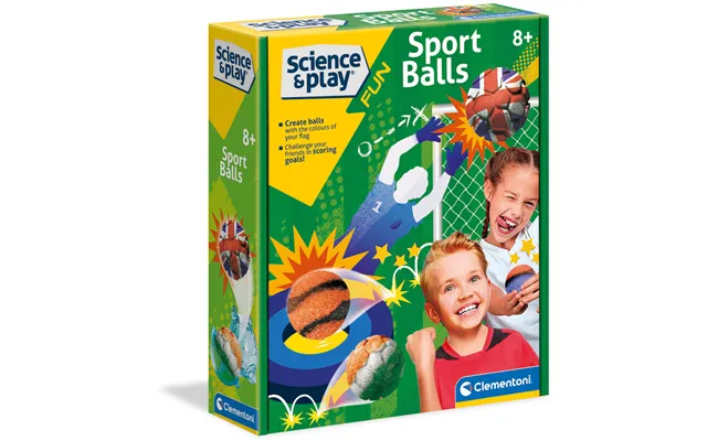 Clementoni Science & Play Bouncy Sports Balls Play Set