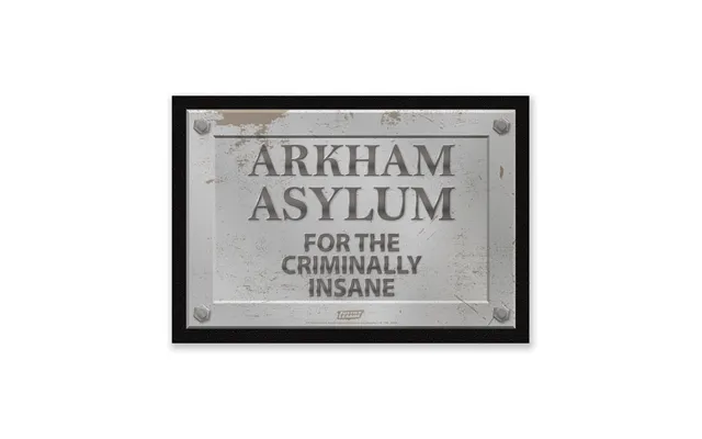 Dc Comics Arkham Asylum Entrance Mat