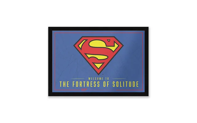 Dc Comics Welcome To The Fortress Of Solitude Entrance Mat