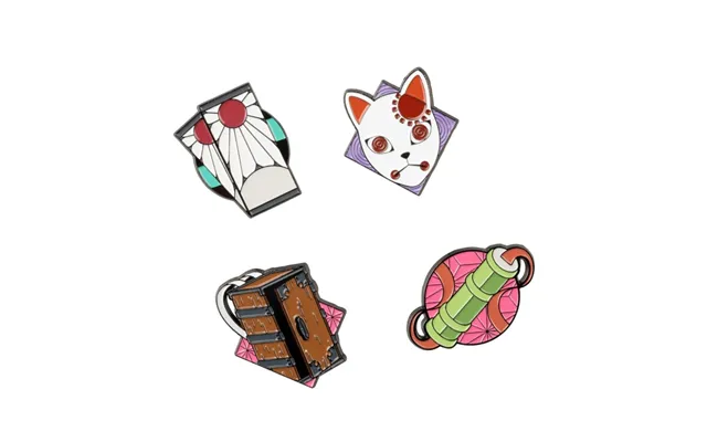Demon Slayer Set Of 4 Pins