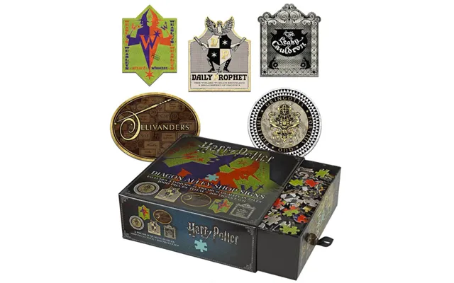 Diagon Alley Shop Signs 5 Individual 200 Piece Sign Puzzles