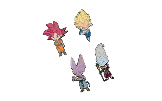 Dragon Ball Super Saga Battle Of Gods 4 Pins Set