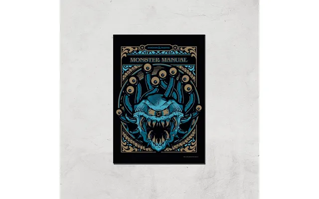 Dungeons & Dragons Monster Manual Giclee Art Print - A2