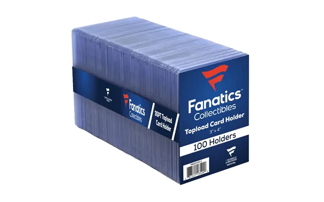 Fanatics Collectibles 35pt 3x4 Top Loaders 100 Holders