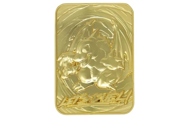 Fanattik Yu-gi-oh Baby Dragon 24k Gold Plated Limited Edition Collectible Metal Card