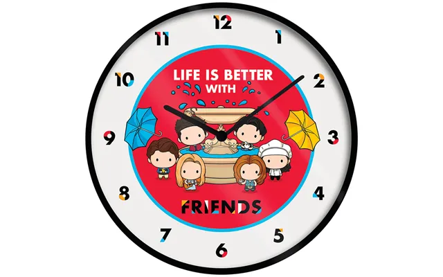 Friends Chibi Clock 10 Inch
