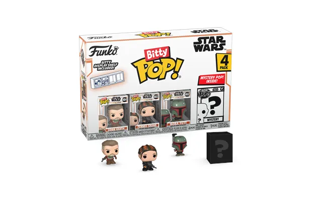 Funko Bitty Pop Mandalorian Marshal 4pk