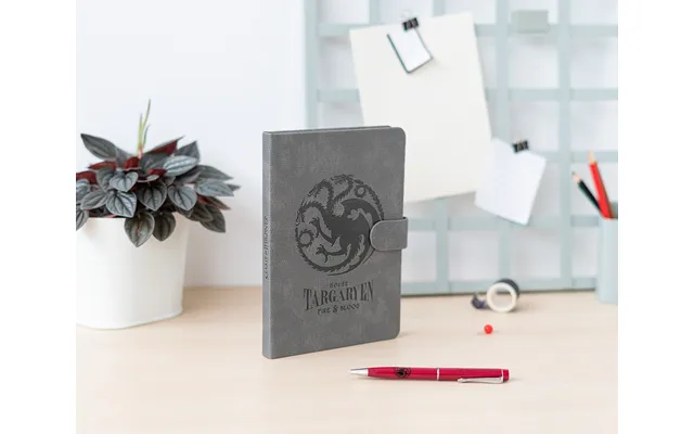 Game Of Thrones Targaryen House Premuim A5 Notebook With Projector Pen