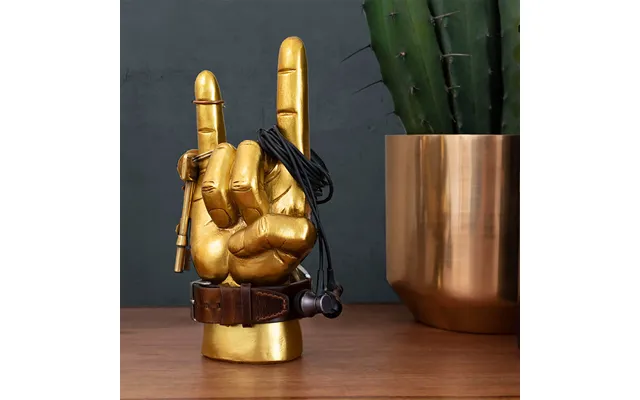 Gold Mini Rock On Headphone Stand