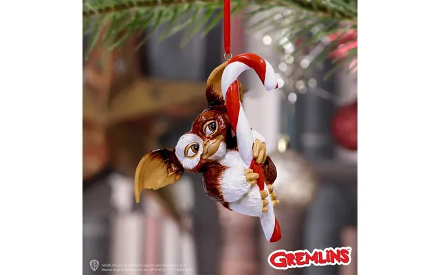 Gremlins Gizmo Candy Cane Hanging Ornament 11cm