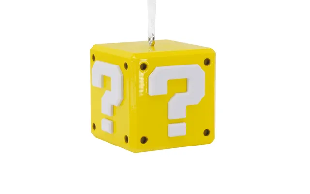 Hallmark Premium Collectable Super Mario - Question Mark Block Ornament