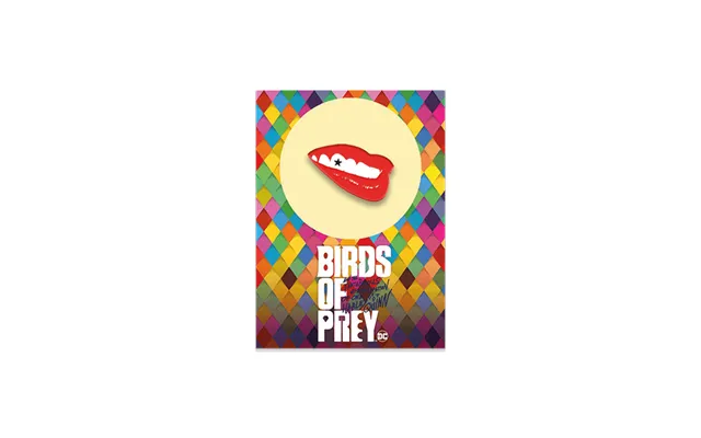 Harley Quinn Birds Of Prey Collectable Pin Badge - Lips