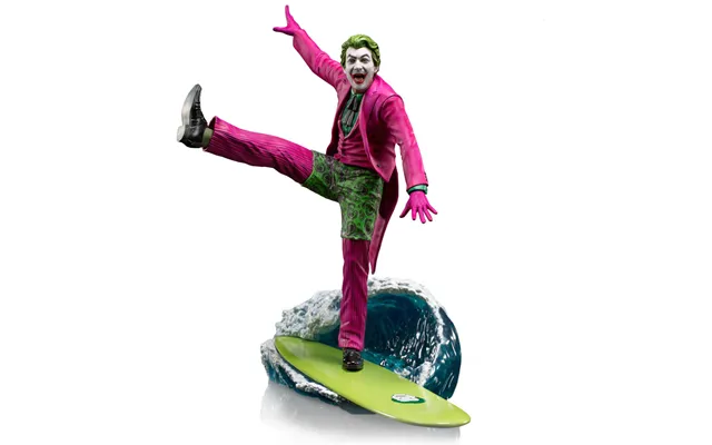 Iron Studios Batman 1966 Deluxe Bds Art Scale Statue 1 10 The Joker 23 Cm
