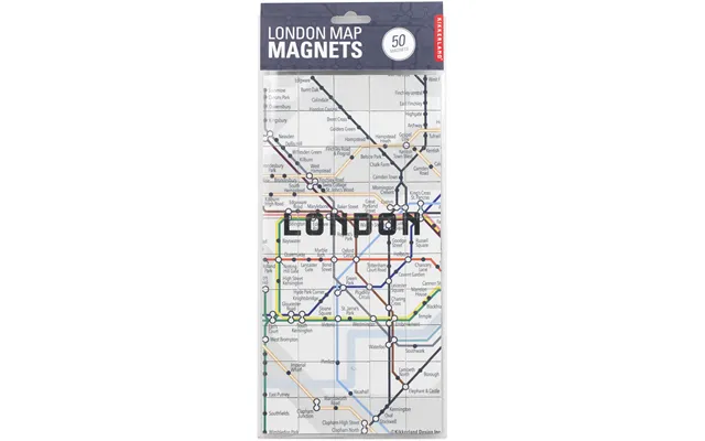 Kikkerland London Map Magnets