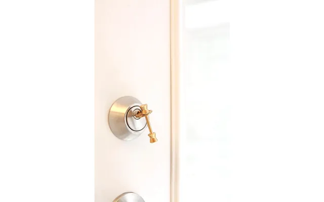 Kikkerland Long Cone Brass Key Holder