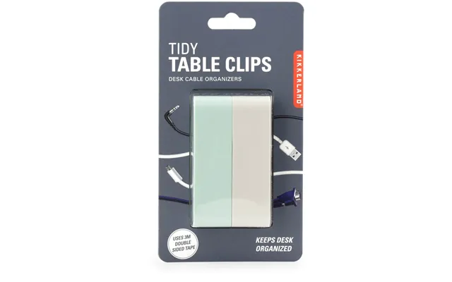 Kikkerland Tidy Table Clips