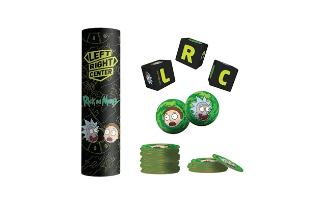Left Right Center Rick And Morty Dice Game